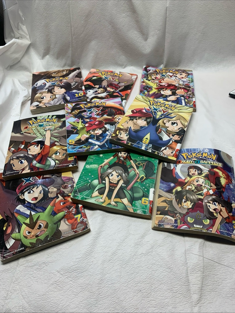 Pokémon X Y Manga Lot Vol 5 6 7 8 9 10 11 + Ruby Sapphire Hidenori Kusaka